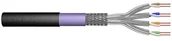 Kable miedziane - DIGITUS Professional Digitus Professional Cat 7 S-FTP Twisted Pair kabel podziemny, PIMF, 100 m długości, bęben, AWG 23/1, 1200 MHz, Simplex, czarna DK-1741-VH-1-OD - miniaturka - grafika 1