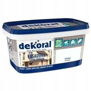 Dekoral Farba Emulsyjna Polinit Śnieżnobiały Pojemność 1 L - Farby olejne i specjalne Dekoral Farba Emulsyjna Polinit Śnieżnobiały Pojemność 1 L - Farby olejne i specjalne - miniaturka - grafika 2