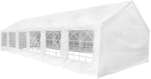 vidaXL vidaXL Biały namiot na przyjęcia 12 x 6 m - Pawilony ogrodowe - miniaturka - grafika 16