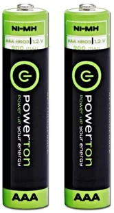 powerton Baterie Ni-MH, AAA akumulatorki, 1.2V, 900 mAh, Powerton, box, 12x2-pack, cena za 1 sztukę AB012WPC3ABJ - Baterie i akcesoria - miniaturka - grafika 3