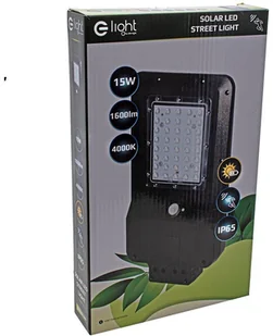 Milagro Czarna Lampa Solarna Street 15 W 4000 K IP65 EKO2028 - Lampy ogrodowe - miniaturka - grafika 9