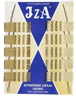Pozostałe akcesoria fryzjerskie - Iza 325/100 wsuwki karbowane złote 100 sztuk 50mm 325/100 - miniaturka - grafika 1