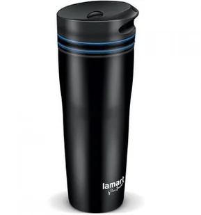 Lamart Kubek termiczny MANQ LT4050 czarny/niebieski) - Kubki termiczne - miniaturka - grafika 2