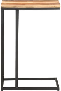 vidaXL vidaXL Stolik boczny w kształcie C, 35x45x65 cm, lite drewno sheesham - Ławy i stoliki kawowe - miniaturka - grafika 2