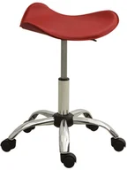 Fotele i krzesła biurowe - vidaXL Krzesło biurowe, winna czerwień, obite sztuczną skórą - miniaturka - grafika 1