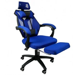 Zenga.pl Fotel Gamingowy z zagłówkiem Infini Feder Blue FEDER BLUE - Fotele gamingowe - miniaturka - grafika 2