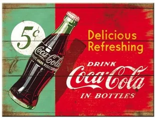 Nostalgic Art Magnes Coca-Cola - Delicious Refre - Magnesy - miniaturka - grafika 2