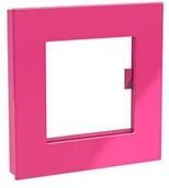 Akcesoria do tablic - DAHLE Magnes tablic 75x75 XL różowy Dahle kwadrat - miniaturka - grafika 1