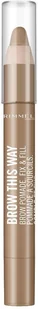 RIMMEL London Brow This Way Brow Pomade 001 Light Kredka do brwi W 3,25 g e3614224589981 - Pomada do brwi - miniaturka - grafika 3