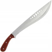 Miecze i maczety - Maczeta Kukri Nóż 47CM Stal Drewno Pokrowiec Drw - miniaturka - grafika 1
