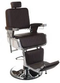 Fotele fryzjerskie - Barbiero Fotel barberski LUMBER BH-31823 Brązowy BH-31823/120 - miniaturka - grafika 1