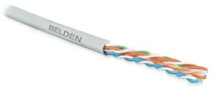 Belden Belden Kabel teleinformatyczny, instalacyjny, U/UTP kat.5e 4x2xAWG24/1, drut, miedziany, PVC, 305m, szary BL-1583E.00U305 - Kable światłowodowe - miniaturka - grafika 2