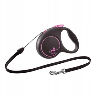 Flexi smycz automatyczna Black Design S 5m 12kg - Smycze dla psów - miniaturka - grafika 2