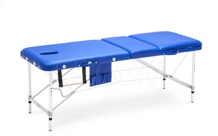 Bodyfit Stół łóżko do masażu Aluminiowe 3 segmentowe niebieskie XXL 551 Łóżko XXL - Stoły i łóżka do masażu - miniaturka - grafika 6
