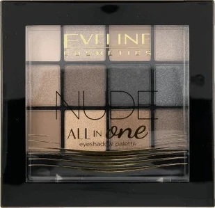 Eveline All In One Eyeshadow Palette - Paleta 12 cieni do powiek - 01 NUDE EVEPDNU - Cienie do powiek - miniaturka - grafika 3
