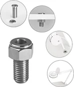 Lampy kosmetyczne - ACTIVESHOP UCHWYT LAMPY-LUPY TUBE INOX - miniaturka - grafika 1