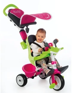 Smoby Rowerek Baby Driver Komfort różowy - Rowerki trójkołowe - miniaturka - grafika 6