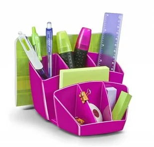 CEP Przybornik na biurko CEPPro Gloss polistyren różowy - Przyborniki na biurko - miniaturka - grafika 3