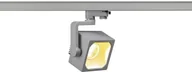 Lampy sufitowe - Spotline EURO CUBE reflektor, srebrnoszary, 60°, 3000K, CRI90, adapter do szyny 3-fazowej 152754 - miniaturka - grafika 1