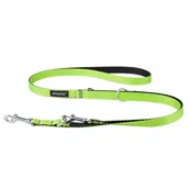 Smycze dla psów - Ami Play Smycz Taśma Twist 6w1 100-200cm M zielony - miniaturka - grafika 1