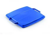 Kosze na śmieci - Durable Pokrywa do pojemnika 90l niebieska PO.161.032/4 - miniaturka - grafika 1