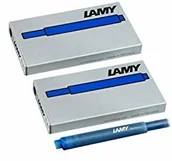 Naboje i atramenty - Lamy wkłady atramentowe Niebieski wkłady podwójne opakowanie (10) 1220536 - miniaturka - grafika 1