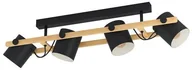 Lampy pozostałe - Eglo HORNWOOD LOFT 4XE27 SORT/CREME/TR 43558 - miniaturka - grafika 1