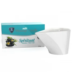 Safe Świeca do masażu - Safe Massage Candle Spiritual Bamboo & Waterlily - Olejki i świece do masażu - miniaturka - grafika 4