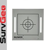 Sprzęt geodezyjny - SurvGeo Tarcza aluminiowa z celem 60x60 mm TR3 - miniaturka - grafika 1