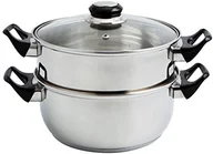 Szybkowary - Quid 22 cm 5759386  zestaw -częściowy szybkowar parowy + rondel z pokrywką Quid, ze stali nierdzewnej, stali nierdzewnej, 30 x 21 x 16 cm 5759386 - miniaturka - grafika 1