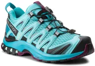Buty sportowe damskie - Salomon XA Pro 3D L40089600 niebieski - miniaturka - grafika 1