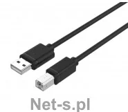 Unitek Kabel USB 2.0 Typ-A Typ-B M/M 1m Y-C430GBK - Kable USB - miniaturka - grafika 6