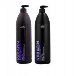 Joanna zestaw szampon i odżywka keratin 2x1000 ml - Zestawy kosmetyków damskich - miniaturka - grafika 2
