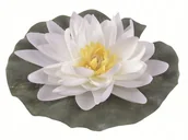Oczka wodne - Lilia wodna biała 15cm atrapa do oczka wodnego - miniaturka - grafika 1