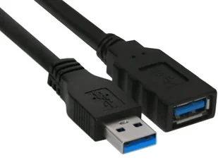 InLine A wtyk USB 3.0 Verlängerungskabel (3 m) Czarny - Kable USB - miniaturka - grafika 2