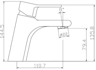 Sea-Horse Simple BJC204 - Baterie umywalkowe - miniaturka - grafika 2