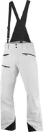 Spodnie narciarskie - Salomon Outlaw Spodnie 3-warstwowe Mężczyźni, wht XL 2020 Spodnie narciarskie LC1419900-XL - miniaturka - grafika 1