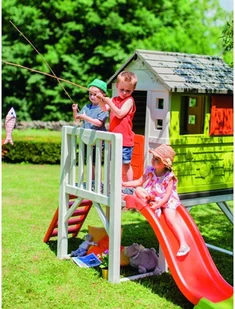Smoby Smoby Domek na Palach plac zabaw Zjeżdżalnia 150 cm 810800 - Place zabaw - miniaturka - grafika 10