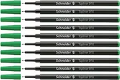 Cienkopisy - Schneider Topliner 970 cienkopis (pasuje do Topliner 911, 0,4 mm) opakowanie 10 szt. zielony 4004675197047 - miniaturka - grafika 1