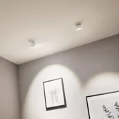 Oprawy, klosze i abażury - Paulmann Spircle oprawa wpuszczana LED biała - miniaturka - grafika 1