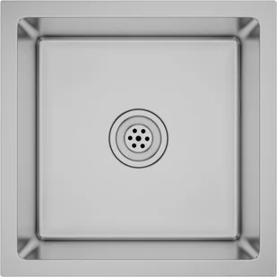 VidaXL Lumarko Ręcznie robiony zlew kuchenny z sitkiem, stal nierdzewna 51500 VidaXL - Zlewozmywaki - miniaturka - grafika 2