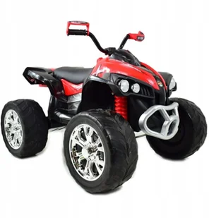 Super-Toys MEGA WIELKI QUAD MAVERICK Z NAPĘDEM 4X4, AMORTYZATORY, MIĘKKIE KOŁA,/BBH3588 BBH-3588-CZERWONY - Pojazdy elektryczne dla dzieci - miniaturka - grafika 46