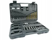 Zestawy narzędziowe - Bity Wiertła Drewno Metal Nasadki Zestaw 109 El. - miniaturka - grafika 1