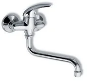 Baterie umywalkowe - Ferro METALIA Bateria umywalkowa/zlewozmywakowa ścienna 100 mm chrom 55074/T,0 - miniaturka - grafika 1