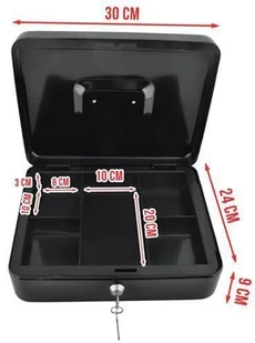 Iso Trade Kasetka na pieniądze duża czarna 5902367971991 - Artykuły biurowe - miniaturka - grafika 12