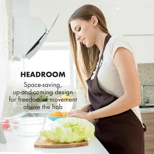 Klarstein Annabelle 90 Biały (TK15-Annabelle90WH) - Okapy kuchenne - miniaturka - grafika 4