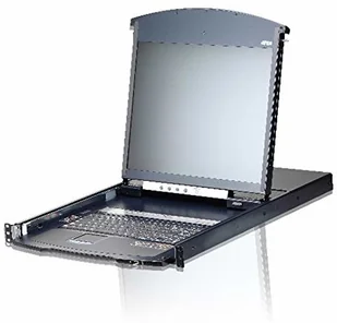 Aten Konsola KVM over IP KL1108VN-AXA-AG 8-portowa Kat 5 Dual Rail 19" LCD z Virtual Media KL1108VN-AXA-AG - Adaptery i przejściówki - miniaturka - grafika 3