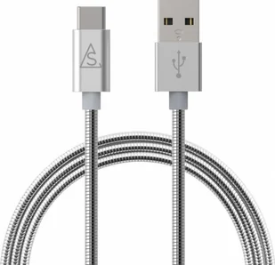 BlueLounge Smartline kabel USB-C 2.0 metalowy 1m srebrny - Kable USB - miniaturka - grafika 3
