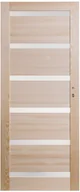 Drzwi wewnętrzne - Kornik Kornik Skrzydło drzwiowe Sekstet sosna bezsęczna 80L - miniaturka - grafika 1