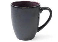 Kubki - Bitz Stoneware kubek Bitz czarny/purpurowy 300 ml - miniaturka - grafika 1